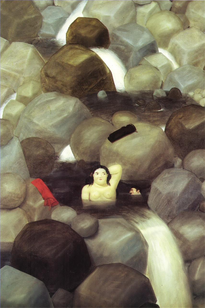 The Cascade Fernando Botero Oil Paintings